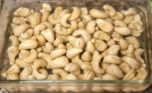 cashews soaked